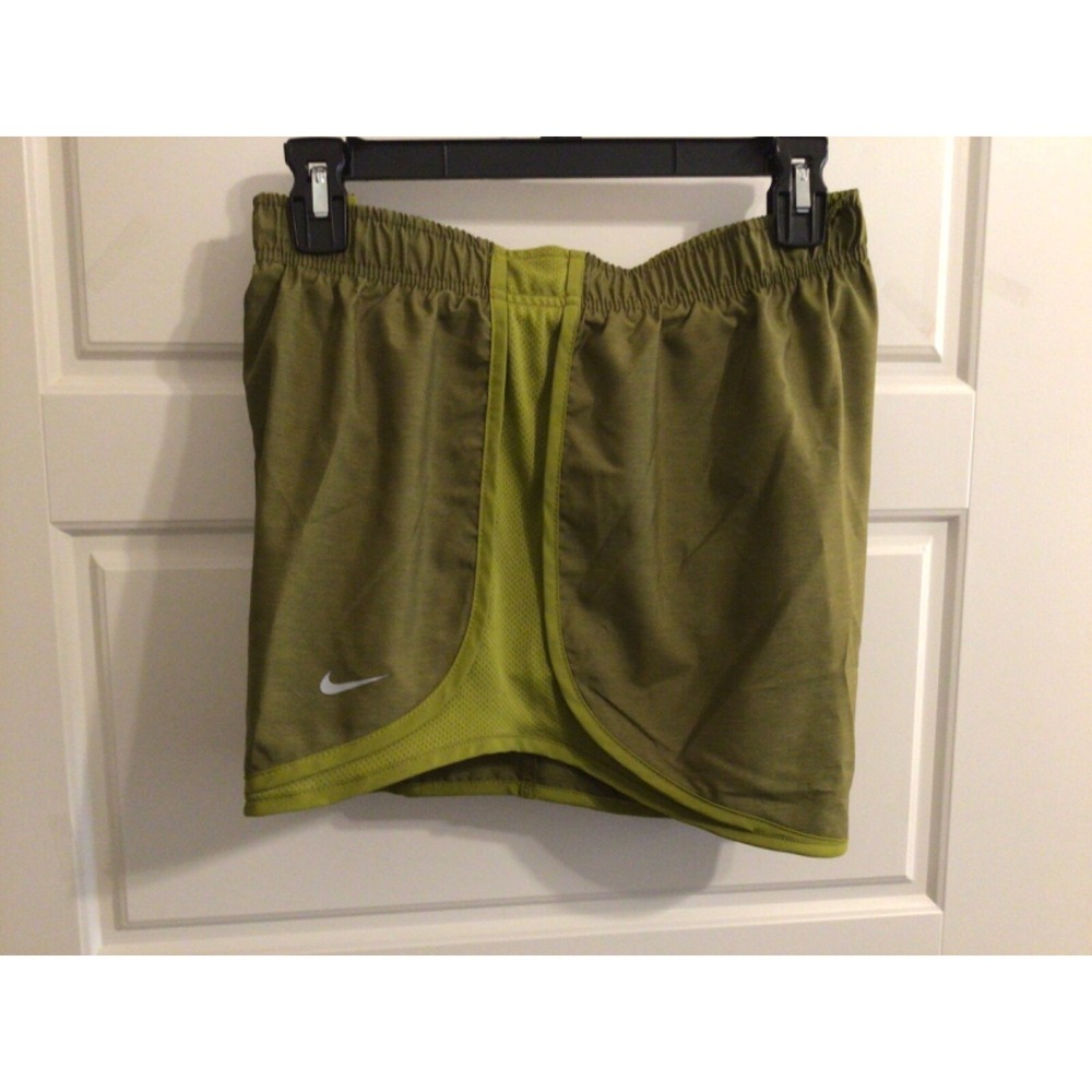 Nike Tempo Nike Dri-Fit  Green Running Shorts Women's Size L CU8890-333